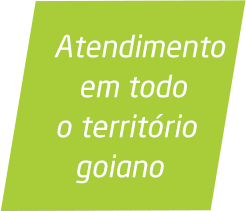 Atendimento em todo o território goiano